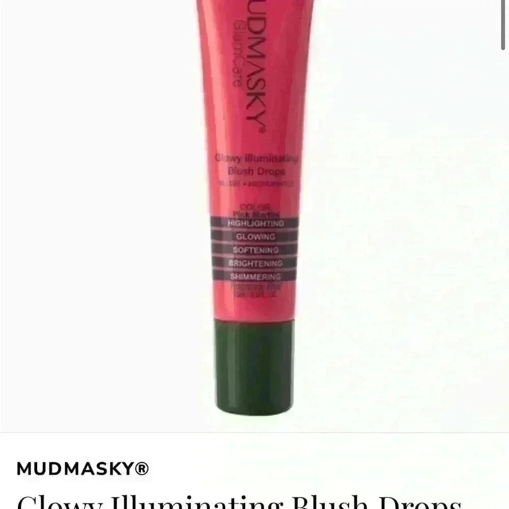 Mudmasky Illuminating Blush Drops Pink Martini Brand New - Picture 3 of 4